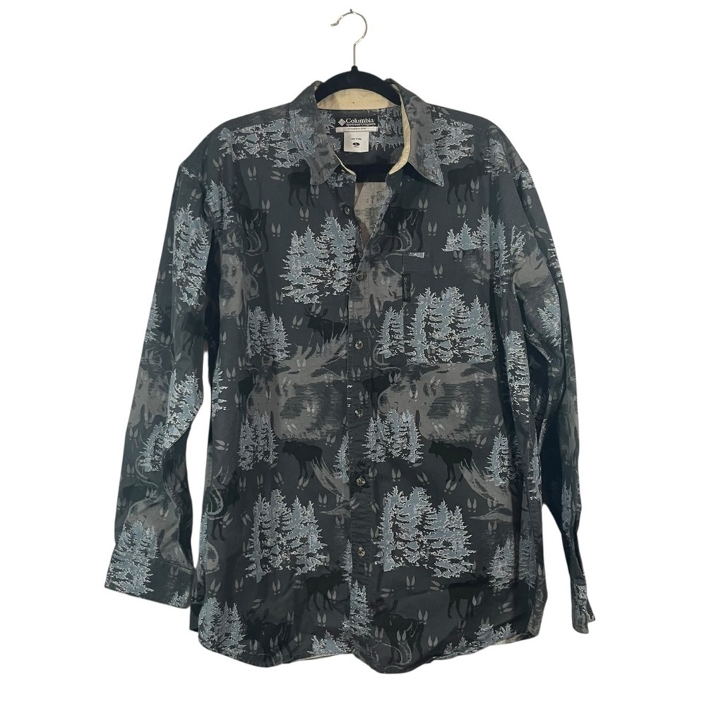 Columbia Dark Forest Pattern Shirt